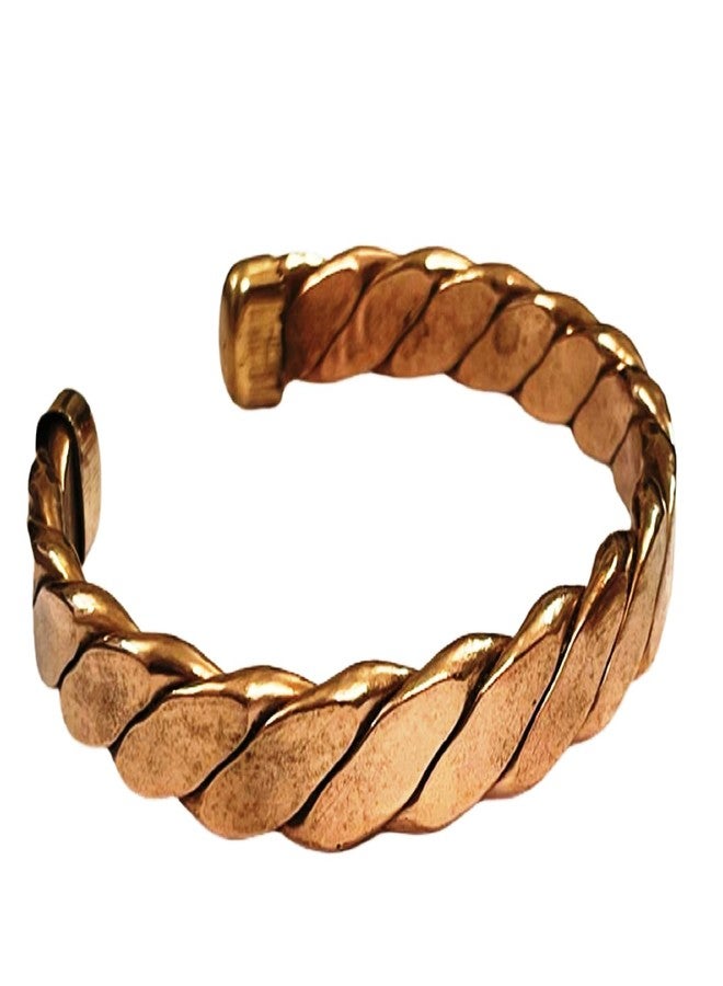 numeroastro سوار نحاسي من numeroastro | سوار للرجال والنساء (مقاس حر) (قطعة واحدة) - Image 4
