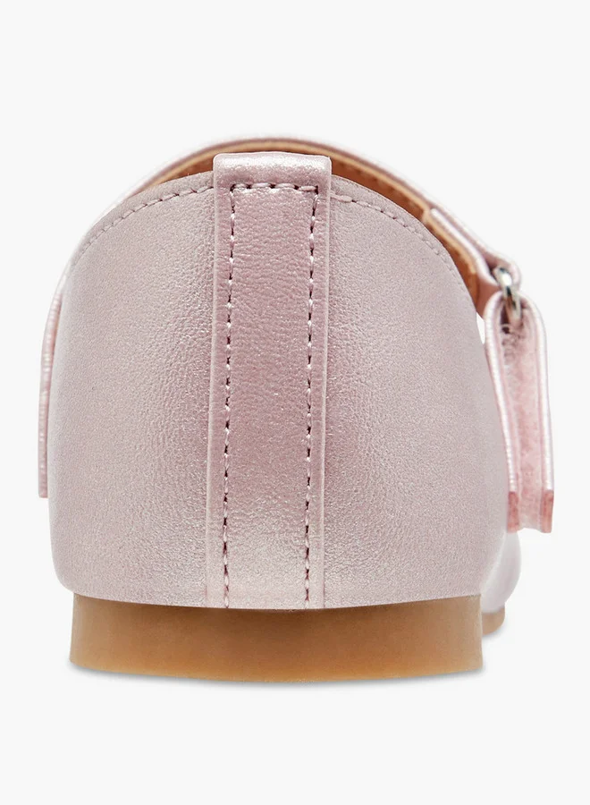 JUNIORS Embellished Shoes with Hook and Loop Closure