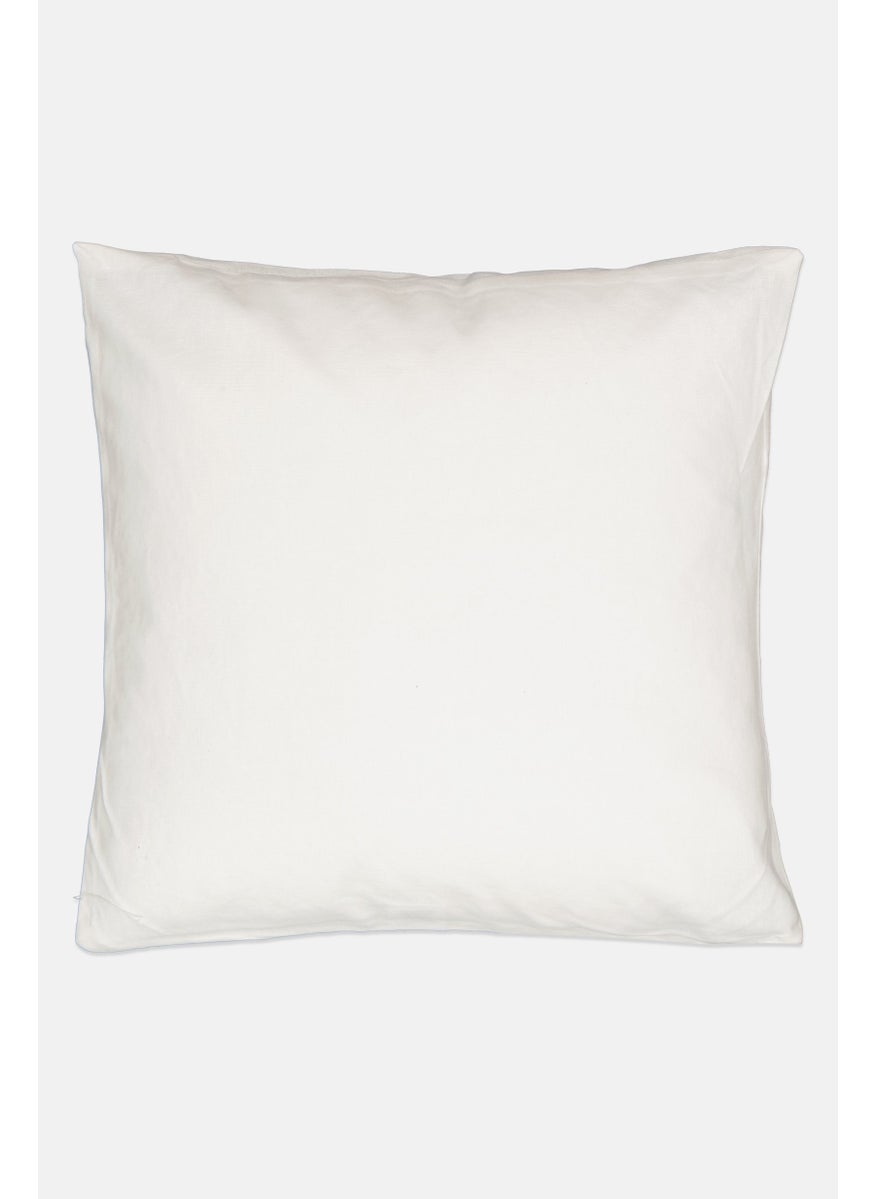 Nanette lepore Embroidered Cushion Cover With Soft Filling, White  - Image 2