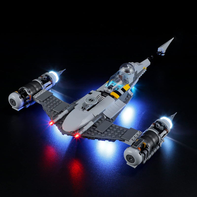 BRIKSMAX Led Lighting Kit for LEGO75325 The Mandalorians N1 Starfighter Compatible with Lego Star Wars Building Blocks Model Not Include The Lego Set - Image 2