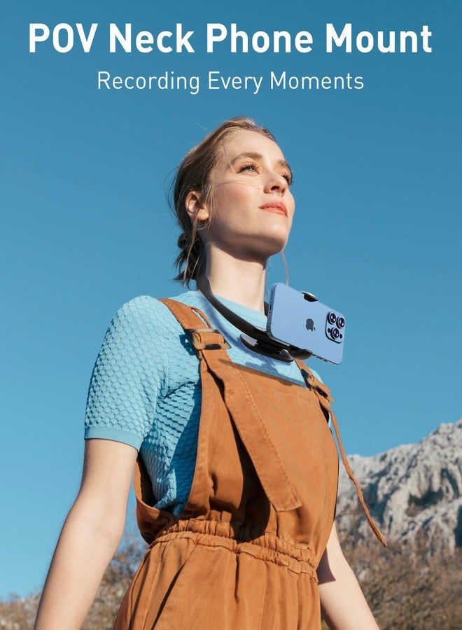 Tryone Neck Phone Holder Stand for Bed: Neckband Gooseneck Flexible Cellphone Mount for iPhone | Samsung & Other 4-7inch Smartphones - Image 2