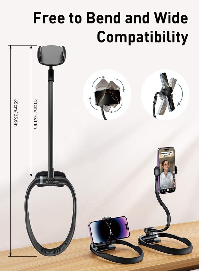 Tryone Neck Phone Holder Stand for Bed: Neckband Gooseneck Flexible Cellphone Mount for iPhone | Samsung & Other 4-7inch Smartphones - Image 3