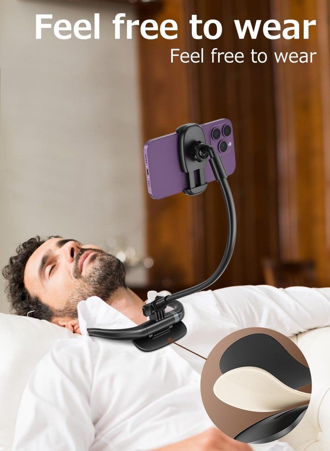 Tryone Neck Phone Holder Stand for Bed: Neckband Gooseneck Flexible Cellphone Mount for iPhone | Samsung & Other 4-7inch Smartphones - Image 4