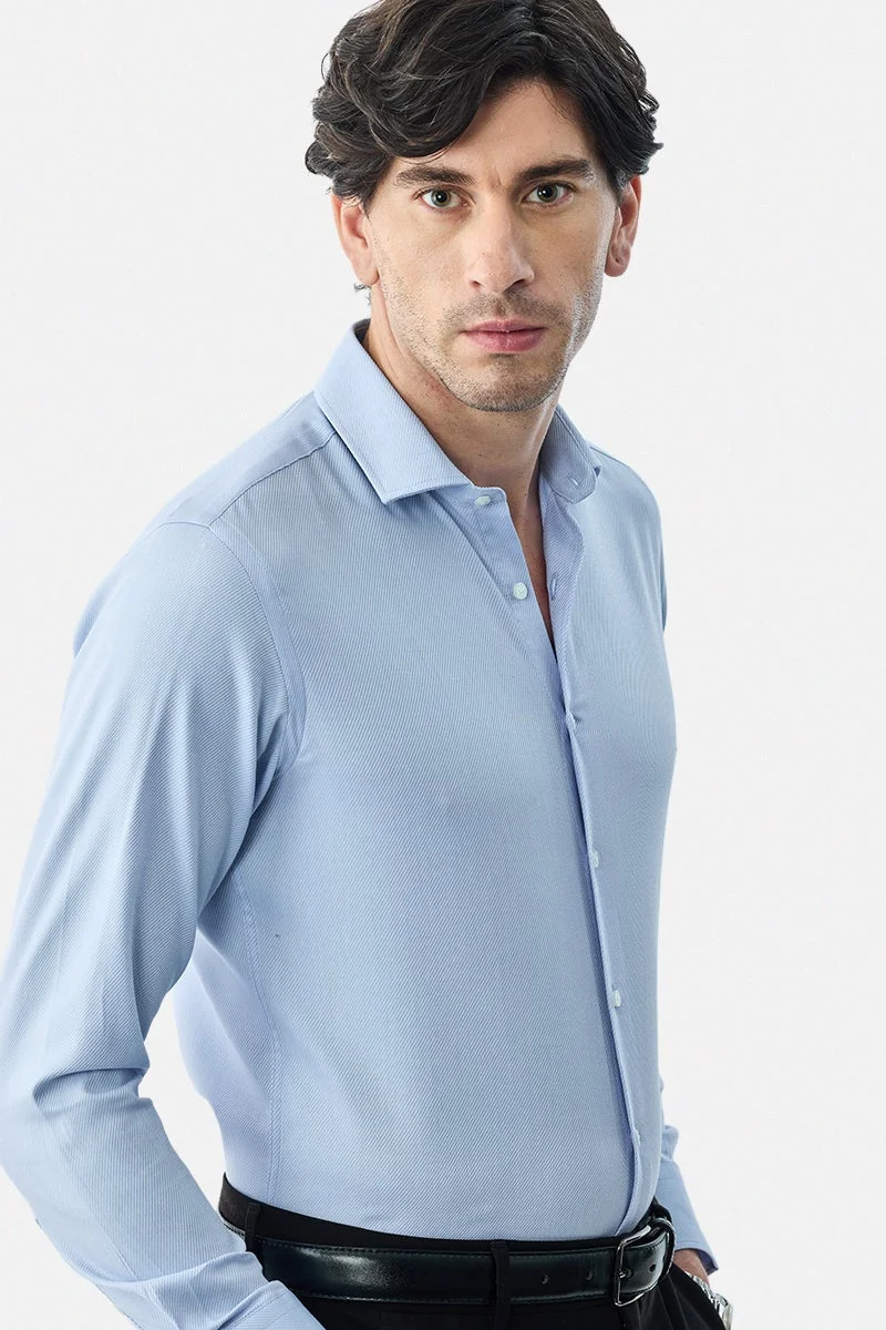 سنيتش قميص قطني فاخر بقصة ضيقة