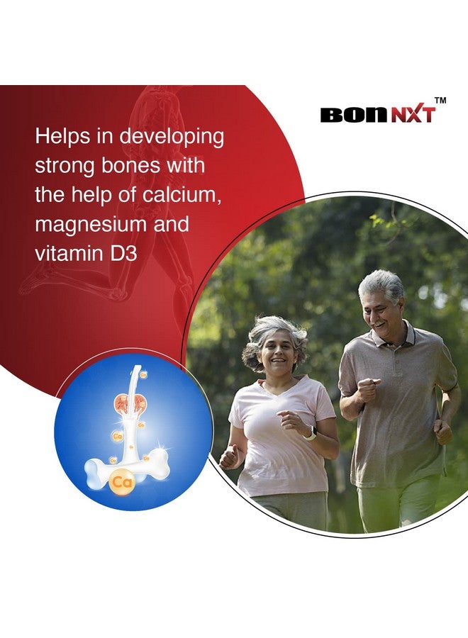 BON Bon NXT Multivitamin | 300 Tablets (20 Packs * 15 Tablets) | Boosts Immunity with Improved Bone Health | Contains Zinc, Advanced Calcium, Magnesium, Vitamin D3, Vitamin B12 & Folic Acid | Daily Supplement for Men and Women - Image 4