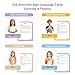 CHEFAN ASL Flash Cards 101 American Sign Language Flash Cards for Beginners Kids Teens and Adults - Image 4