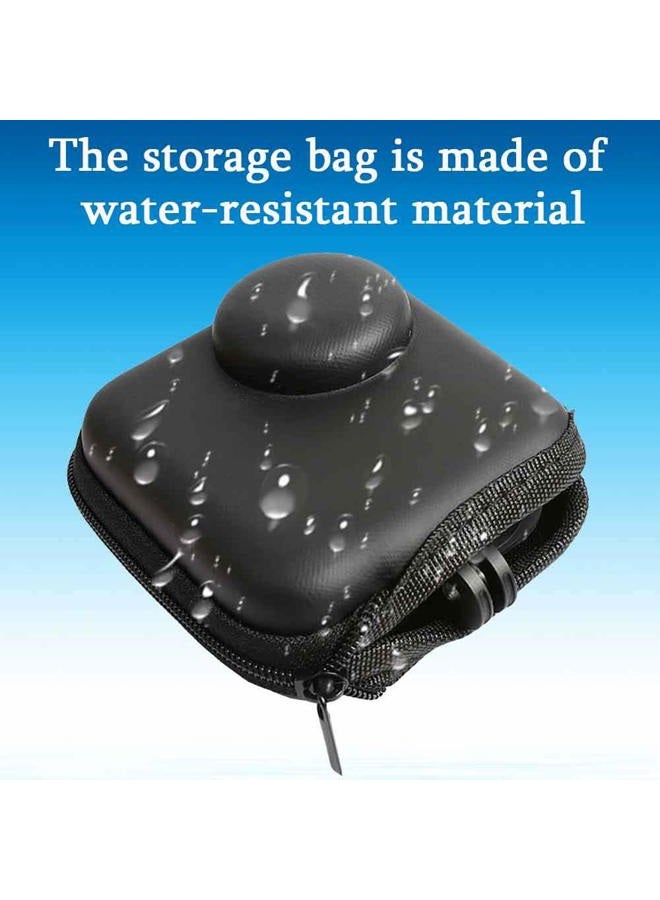 ULBTER Mini Storage Bag Case for GoPro MAX Waterproof 360 Camera + Rubber Lens Cap Cover, Carrying Portable Boxes Accessory for Go pro Max [2+1 Pack] - Image 5
