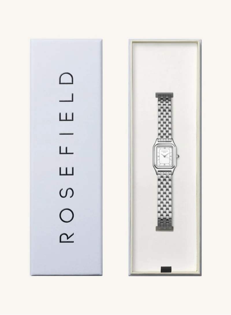 RoseField Rosefield Ivy White Silver Roman numbers Steel Strap Silver - OCWSSS-OC02