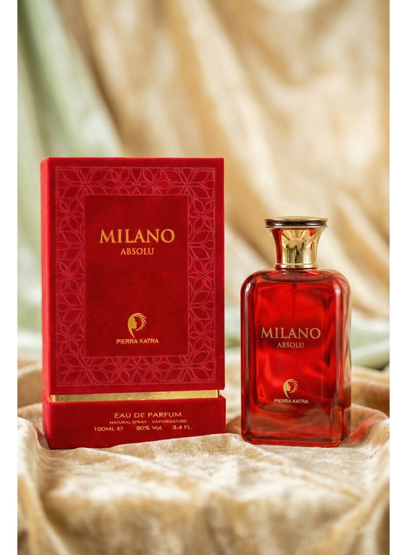 لطافة مجموعة هدايا عطر اكلاير بستاشي 100مل - ميلانو ابسلو 100 مل - Image 4