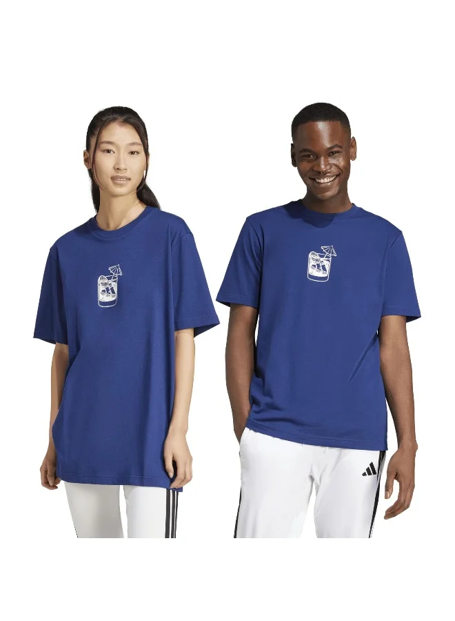 Adidas lounge drink men graphic t-shirt