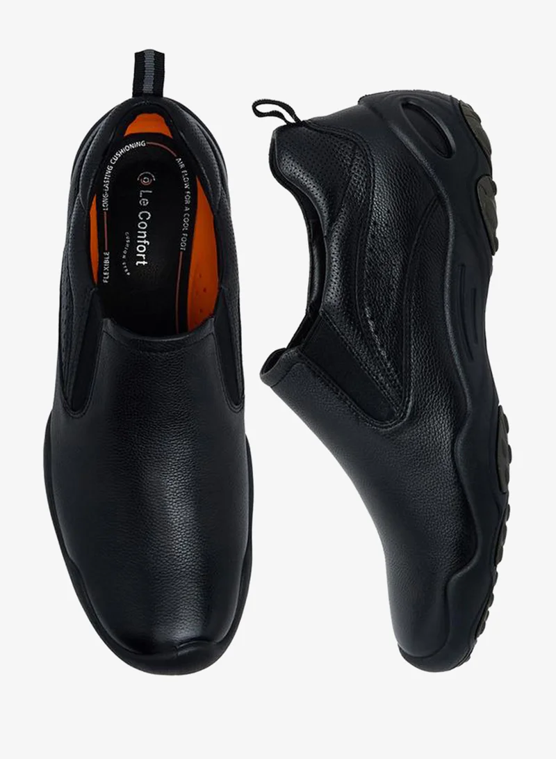 Le Confort Men Leather Slip-On Loafers