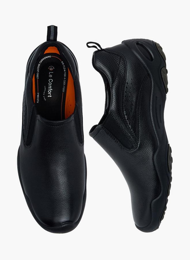 Le Confort Men Leather Slip-On Loafers - Image 1