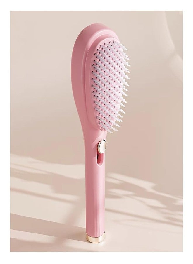 ZURITY Self-Cleaning New Big Size Self Cleaning Hairbrush,2 in 1 Comb,Telescopic Self Cleaning Brush, One-Click Cleaning Comb,One Pull Clean Hairbrush,Self Clean Hair Comb (Multicolour) - Image 1