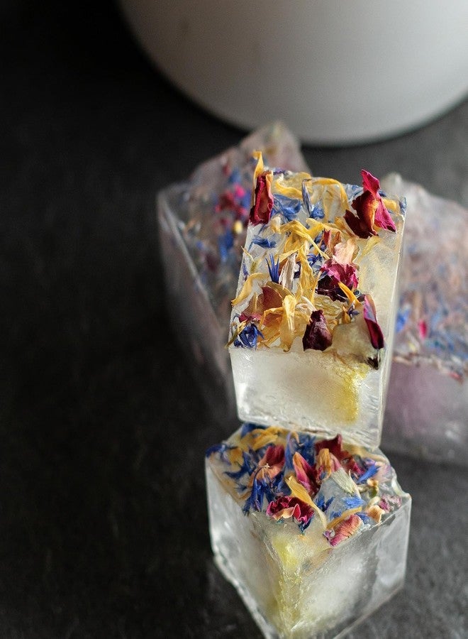 KOOTIPS Naturals Brilliant Flower Petal Blend - Edible blend of calendula, blue cornflower and rose petals, all natural, food-grade, dried floral mix for baking, cocktails & garnish - Image 4