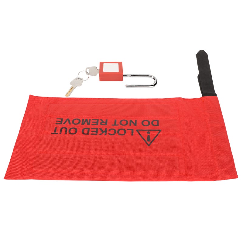 38mm Shackle Safety Padlock Lockout Tagout Lock with PVC Bag for Industrial Electrical Equipment - Image 5