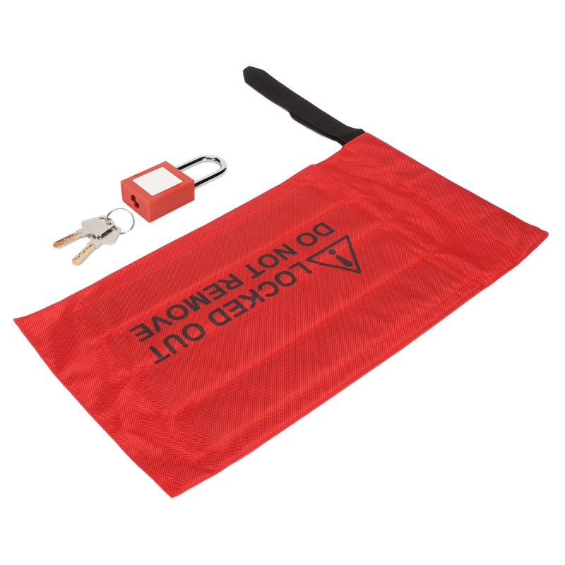 38mm Shackle Safety Padlock Lockout Tagout Lock with PVC Bag for Industrial Electrical Equipment - Image 4