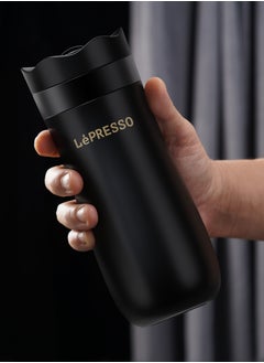 Insulated Mug with French Press / Brew Coffee Or Tea / Keeps Warm and Cold- Black - pzsku/Z227345C581B050CECB22Z/45/_/1727182460/f1b8af1a-f2d9-4f93-89d7-7023a6f935cf