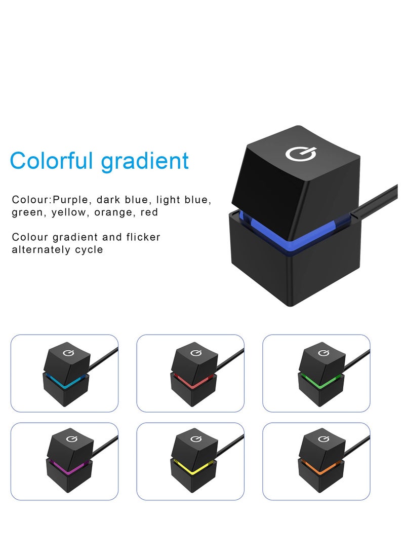 SYOSI Desktop Computer Power Switch External Remote Start PC Motherboard Power On Off Switch Button Extension Cable - Image 2