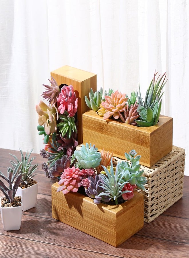 Yunsailing 40 Pieces Artificial Succulent Plants Faux Realistic Fake Unpotted Mini Succulents for DIY Garden Home Office Indoor Decor (Cute) - Image 5