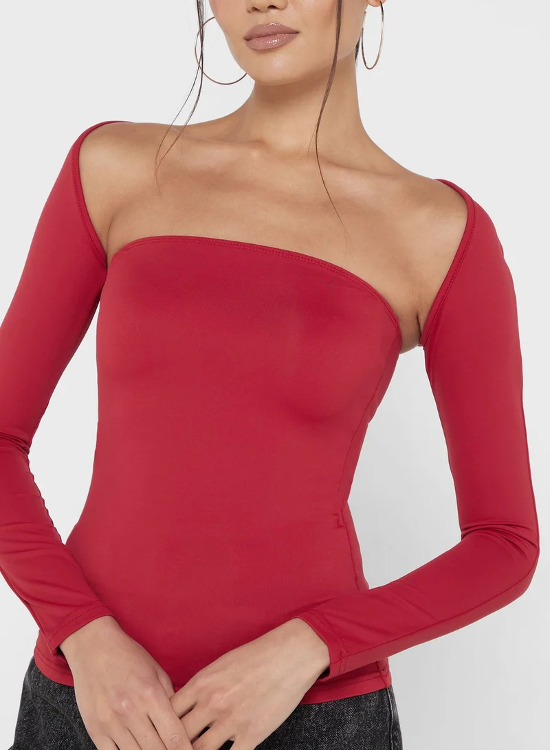 Ginger 2 in1 Mesh Detachable Sleeves & Tube Top