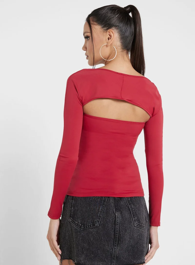 Ginger 2 in1 Mesh Detachable Sleeves & Tube Top