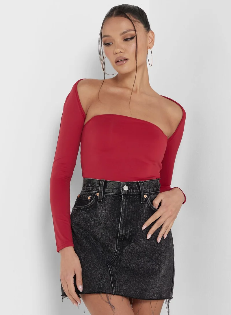 Ginger 2 in1 Mesh Detachable Sleeves & Tube Top