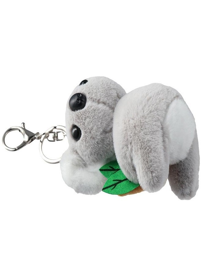hobbyme Lovely Plush Koala Key Ring,Crafts Key Pendant Key Ring Decor, Adorable Fluffy Keychain Decorative Bag for Miss - Image 4