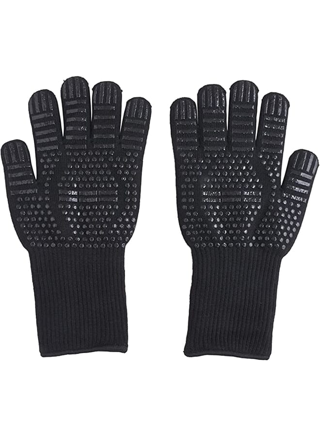 SABORR BBQ Gloves (2pcs) BHC0317 – Heat-Resistant, Non-Slip Silicone Grip | Safe & Comfortable for Grilling & Barbecue - Image 1