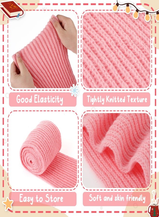 Croloose 16 Pcs 16/24 Pcs Kids Warm Winter Scarf Bulk Knit Children Soft Neck Warmer Wrap Outdoor for Toddlers Boys Girls 5-10 Year (Gray,Pink,Beige,Yellow) - Image 3