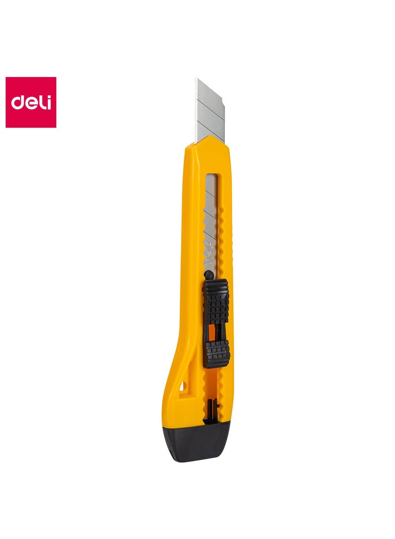 Deli Utility Cutter 鈥?8 Snap-Off SK5 Steel Edges, Assorted, E2061 - Image 1