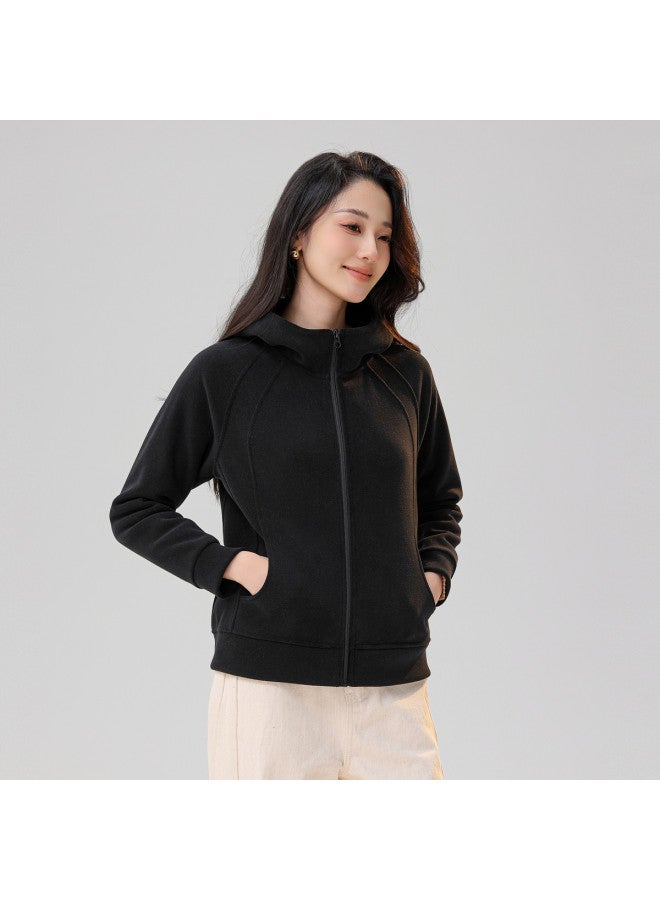 Flying in the snow Soft, Skin-friendly, Warm, Trendy, Minimalist Women's Hooded Jacket 2025 Spring And Autumn New Women's Jacket - Image 5