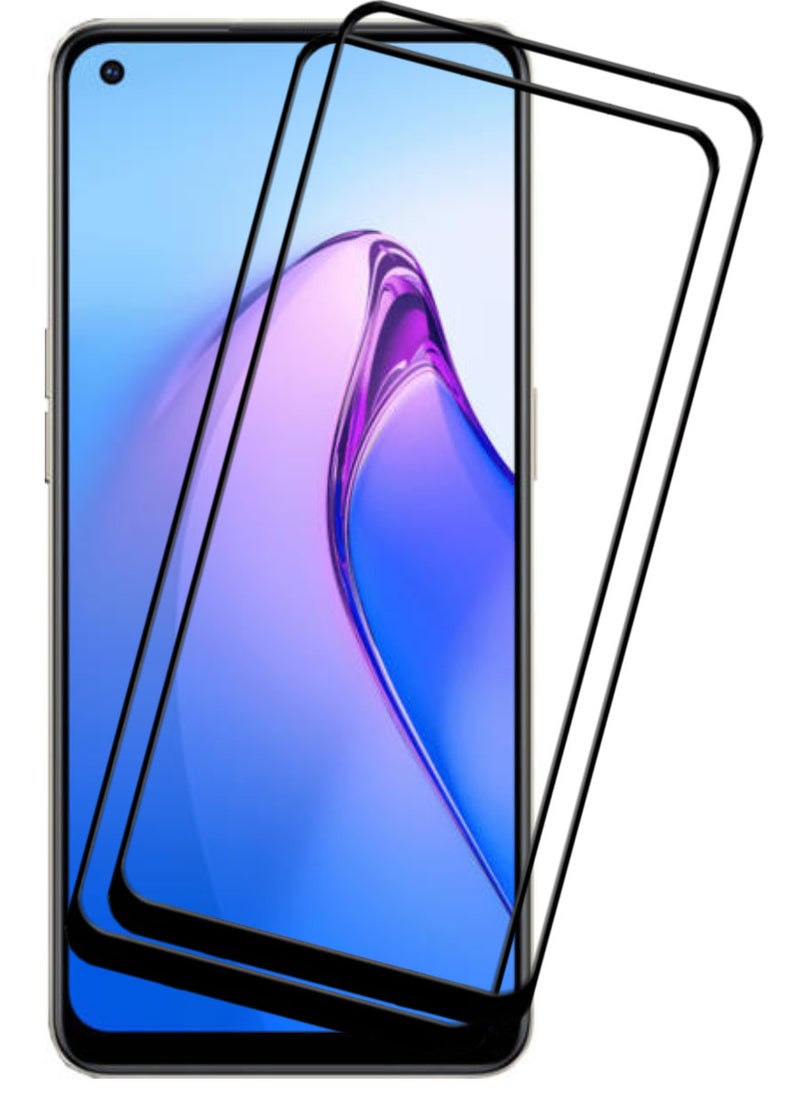 ACLIX 2 Pieces Antistatic ESD Dustproof Premium Quality High Definition Tempered Glass Screen Protector Designed For Oppo Reno8 Z - Image 1
