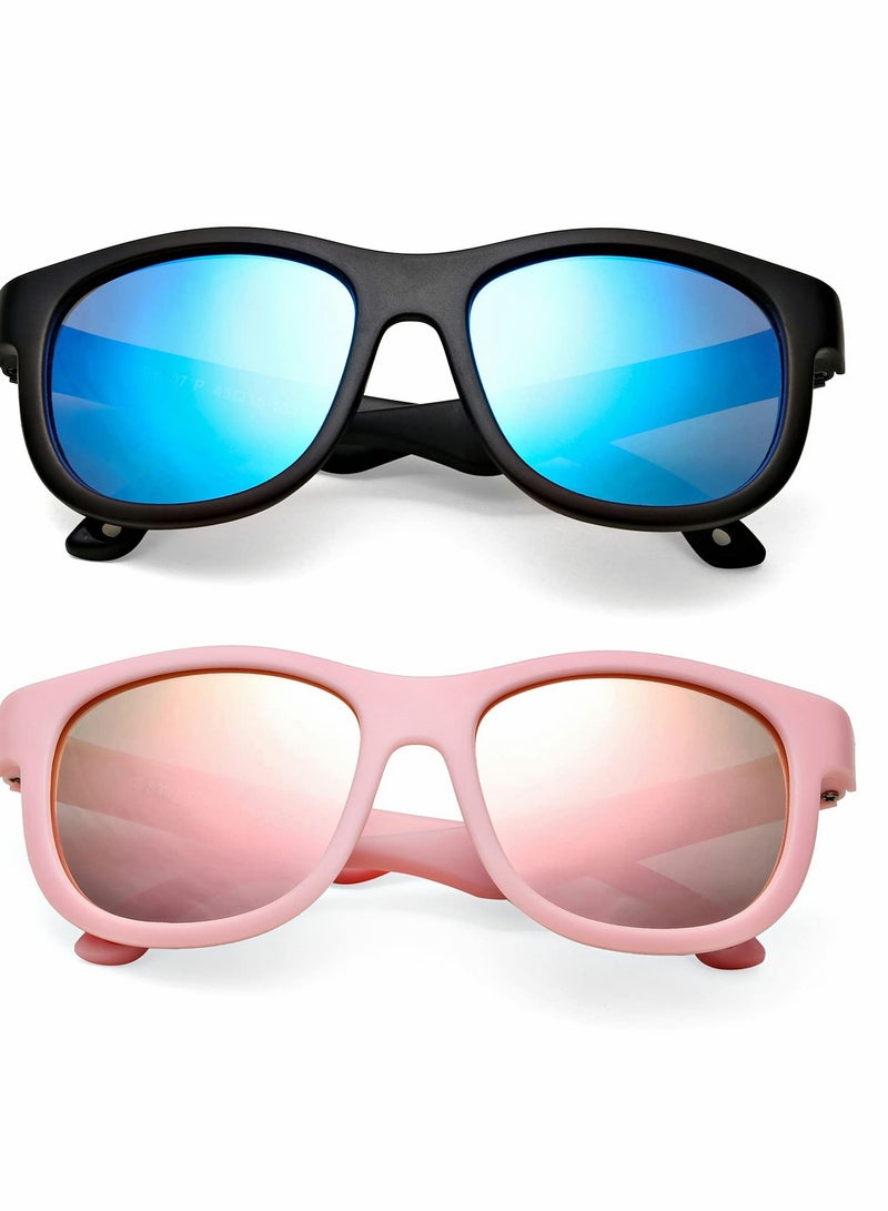 SYOSI Flexible Polarized Baby Sunglasses with Adjustable Strap for Toddler Newborn Infant Age 0-24 Months, 100% UV Protection  - Image 3