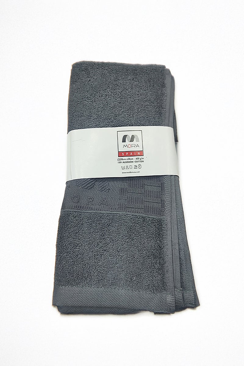 مورا سباين طقم مناشف مورا الإسبانية - ٥ قطع - الخام: 100% قطن ٤ أحجام مختلفة . - Image 2