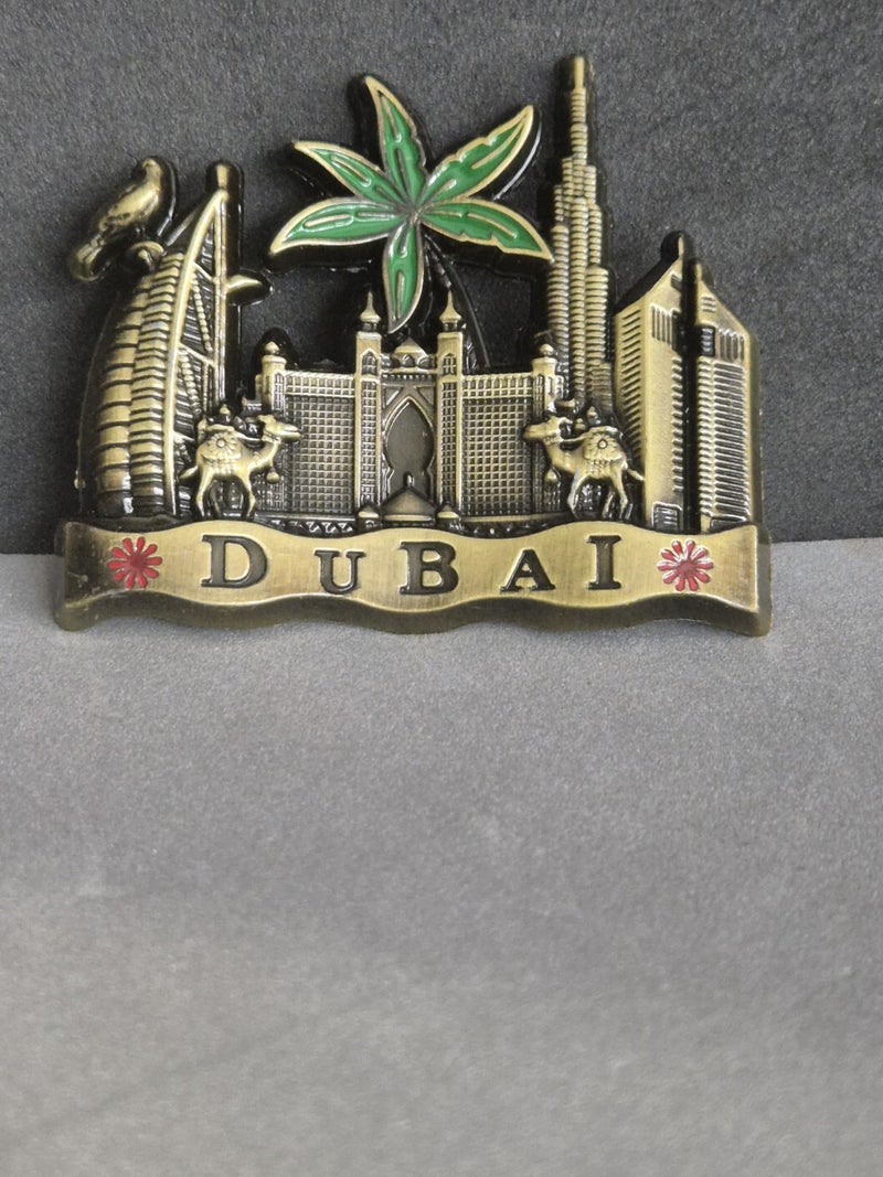 DT DECTONE Metal Fridge Magnet, Dubai Design 3D Metal Magnet for Fridge, Study Table, Office Desk, Ideal Gift, Best Home Decor Item for Travel Enthusiasts 7 X 6 CM, Pack of 1 - Image 5