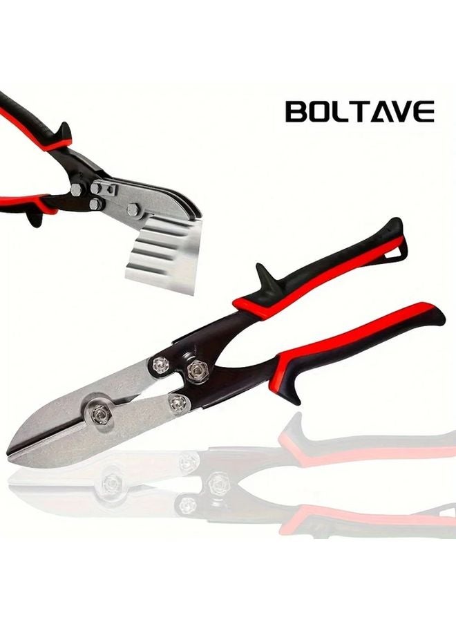 Heavy Duty 5 Blade Sheet Metal Crimper Steel Tube Reduction Plier Manual Duct Tool 1pc - Image 2