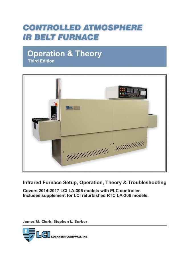 Controlled Atmosphere IR Belt Furnace, Operation & Theory, LA-306 Models 3rd ed  - Image 1