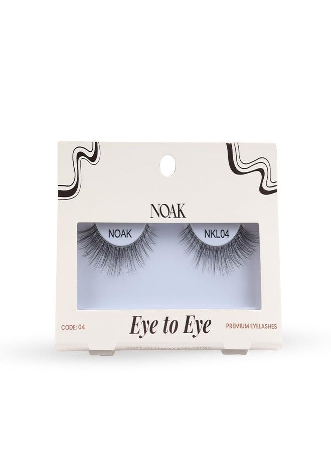 NOAK Eye to Eye 3D False Eyelashes - Pookie | Lightweight, Reusable Natural Lashes | Comfortable Wear with Flexible Band | Easy to Apply | Soft Volume Everyday Lash Look - Image 1