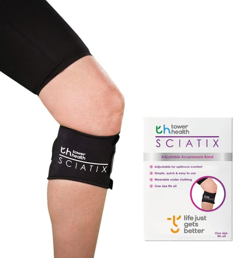 paingone Sciatix Instant Sciatica Pain Relief Product Helps Relieve Back Pain and Sciatic Pain by Acupressure Compression Relief Calf Support WRAP Class I Medical Device - Image 2