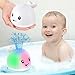 Gigilli Baby Bath Toys Bath Toys for Kids Ages 13 1 2 3 Year Boy Girl Easter Basket Stuffers Baby 61218 Months Light Up Whale Bath Toy Sprinkler Toddler Birthday Bathtub Fountain Pool Water Toy - Image 3