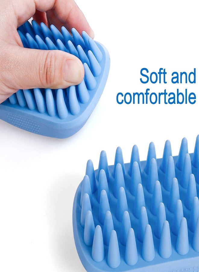 Qpets® Dog Brush for Bathing, Pet Massage Brush Puppy Grooming Brush Soft Bathing and Shedding for Dogs and Cats, Dog Bath Brush Cat Cleaning Brush Pet Comb - Image 5