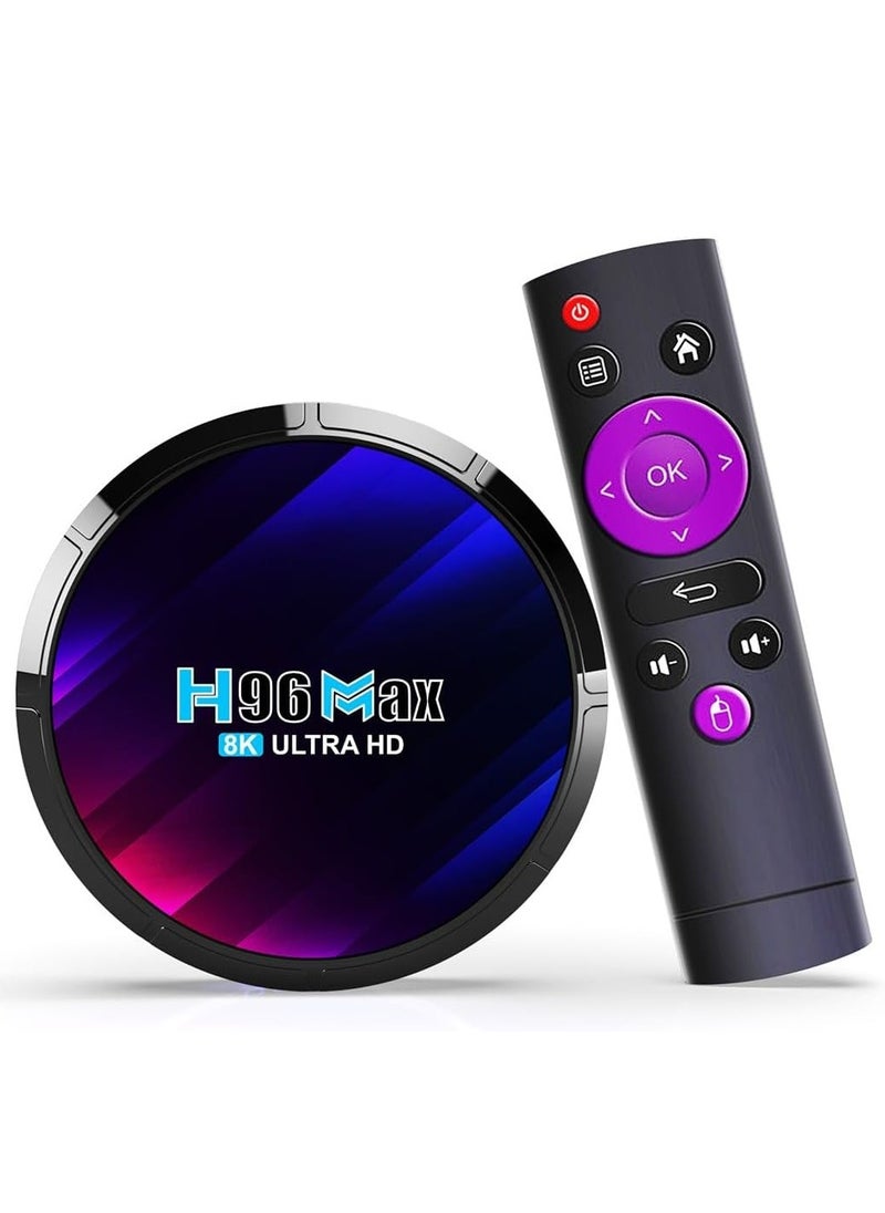Generic HIMNIL Android 13.0 TV Box H96 Max-RK3528, 4GB RAM 64GB ROM H.265 Quad-Core Smart TV Box Support 3D 8K H.265 2.4G/5G WiFi Smart TV Box, With HD Cable And Remote Control  - Image 1
