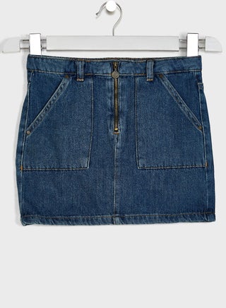 Kids Zip Closure Skirt