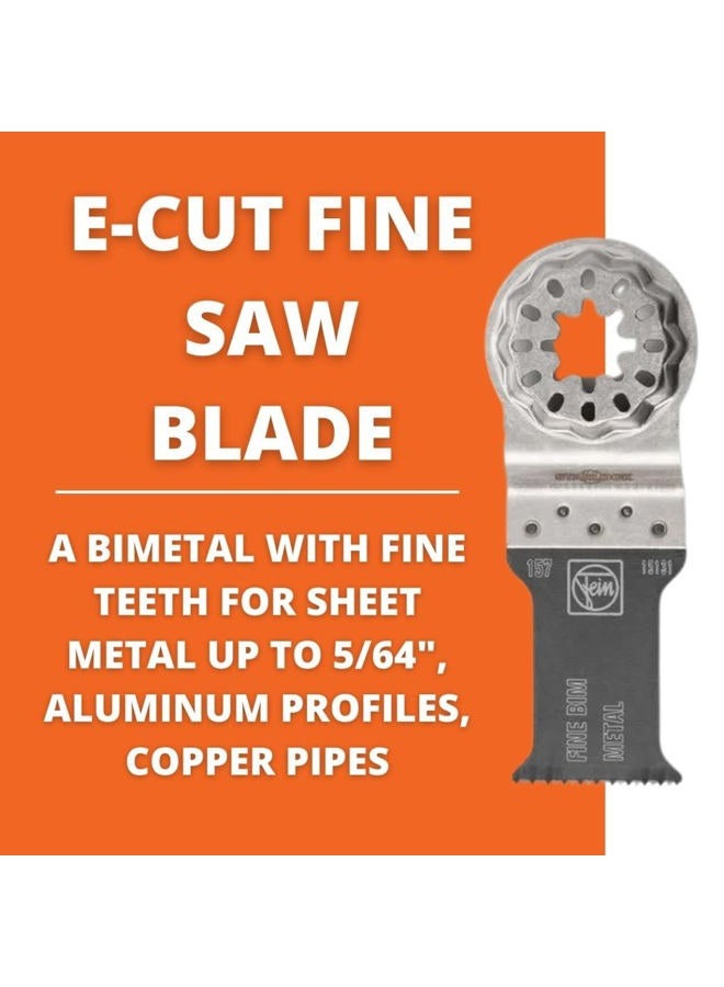Fein 63502157290 e-cut long life oscillating tool accessory, Black/Metal, 1-3/16 x 2" - Image 3