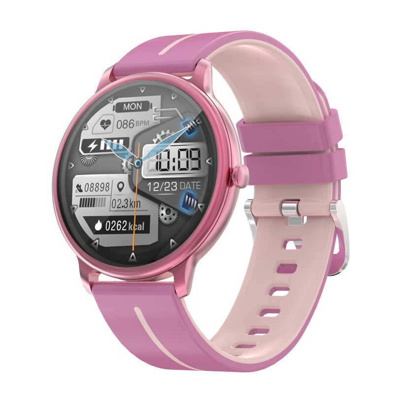 Smart Watch 1.43inch Round Full Touch Screen SmartWatch for Android iOS Phones Health Monitoring Intelligent Reminder Exercise Records - Image 1