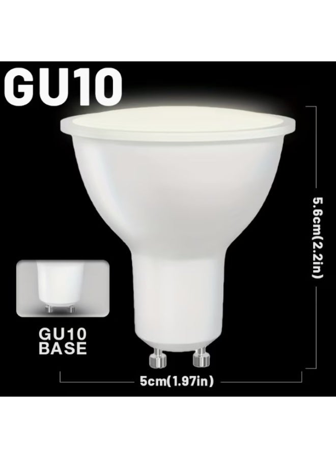 Set of 10 Dimmable LED GU10 Bulbs 6W 3000K Warm White 500LM Ra80 220-240V – Cozy Light – Made in Germany - Image 5