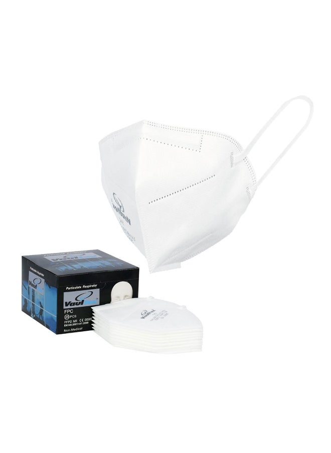 Vaultex Vaultex FPC Non Medical Flat Fold FFP2 Particulate Respirator, 25Pcs/Pack  - Image 2