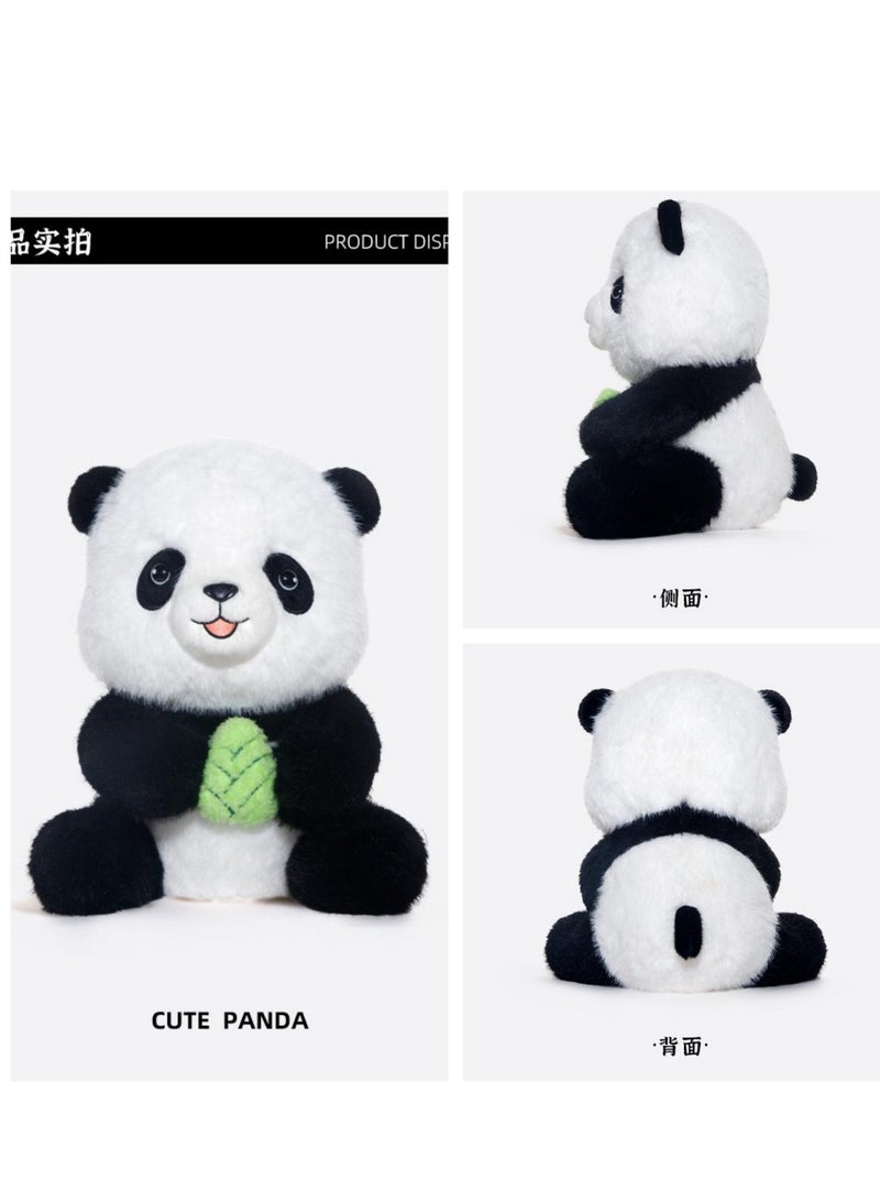 Suntown Stuffed Animal Toy,Soft and cuddly Plush, Panda hugging bamboo shootsÔºåBedtime Friend Birthday Easter Valentines Day Christmas Plush Toy Gifts for Girls Boys Kids,11.8in - Image 4