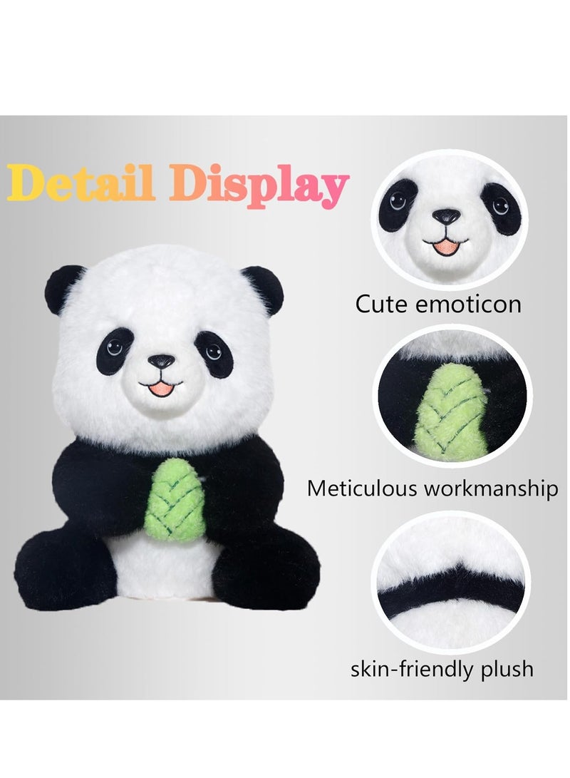 Suntown Stuffed Animal Toy,Soft and cuddly Plush, Panda hugging bamboo shootsÔºåBedtime Friend Birthday Easter Valentines Day Christmas Plush Toy Gifts for Girls Boys Kids,11.8in - Image 5