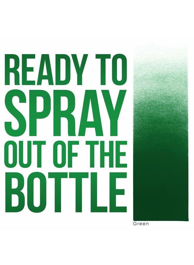 Custom Body Art 8-Ounce Green Temporary Airbrush Tattoo Body Art Paint Alcohol Based - Image 2